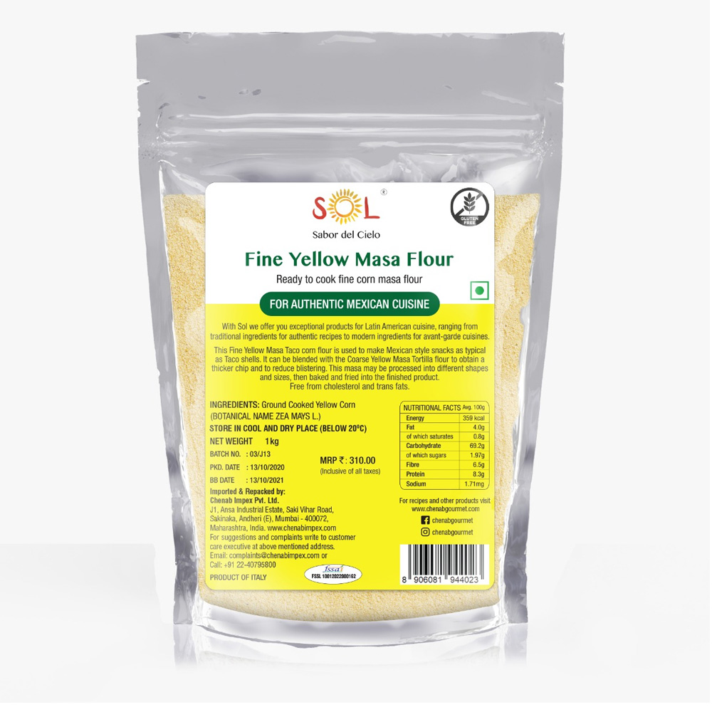 Fine Yellow Masa Flour