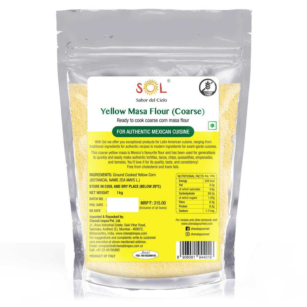 Yellow Masa Flour (Coarse)